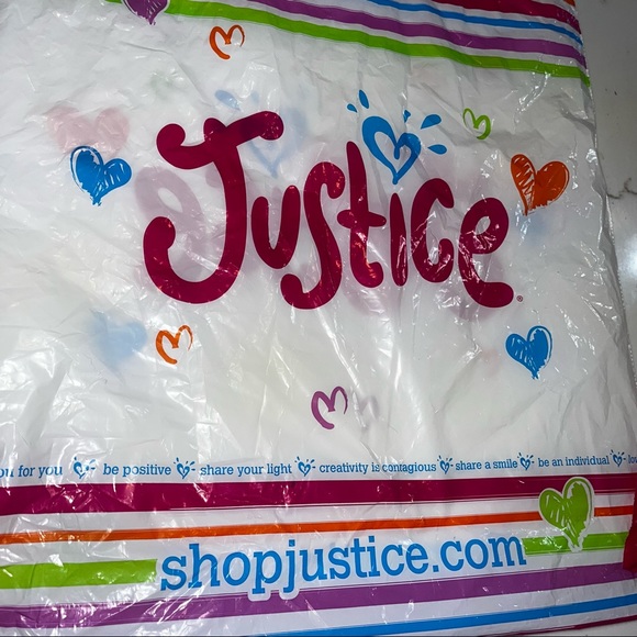 Justice Store Shopping Bags - Rare - Picture 4 of 5